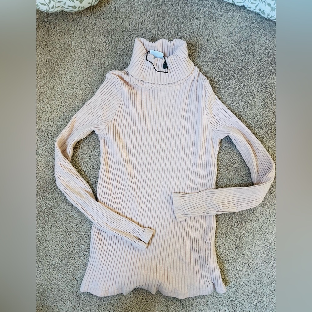 Zara Ribbed Pink Top